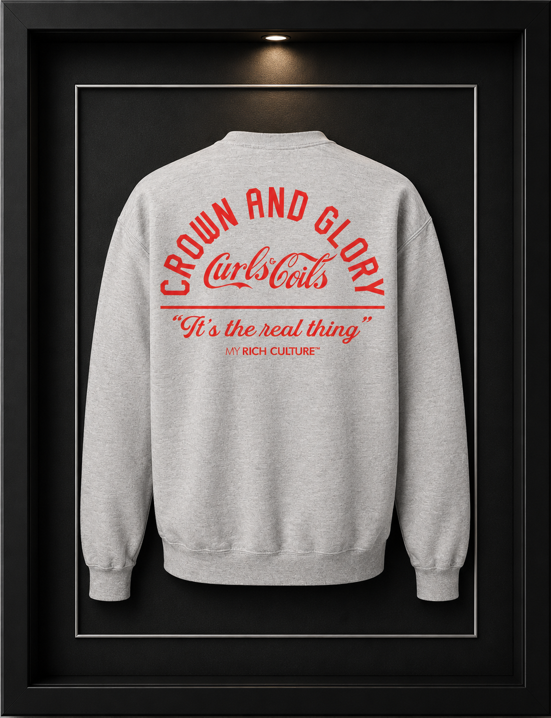 CURLS AND COILS CREWNECK