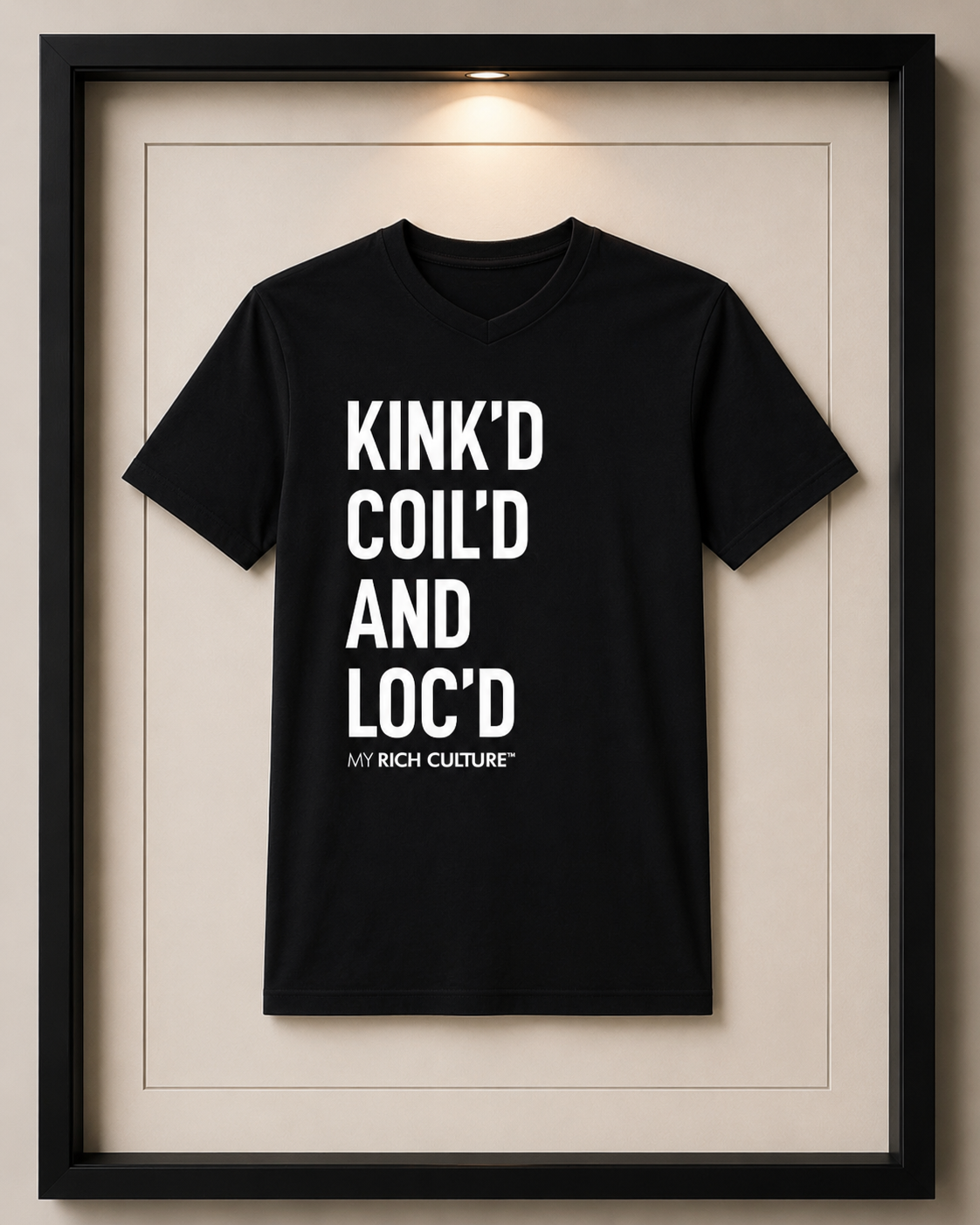 MY RICH HAIR TEE (BLACK)