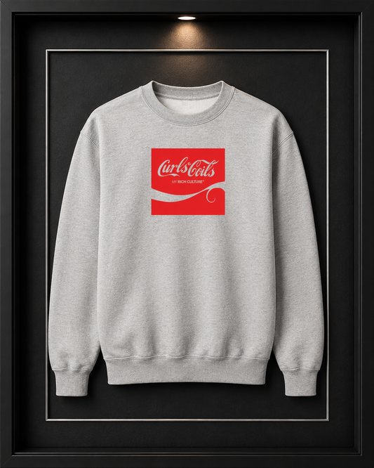 CURLS AND COILS CREWNECK