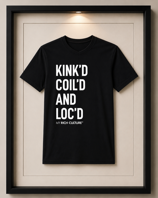 MY RICH HAIR TEE (BLACK)